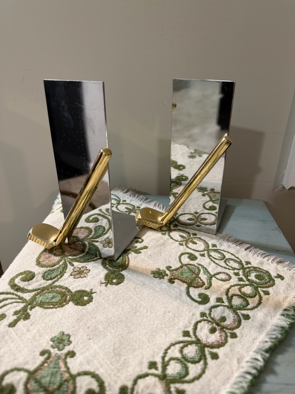 Vintage Golf Club Bookends